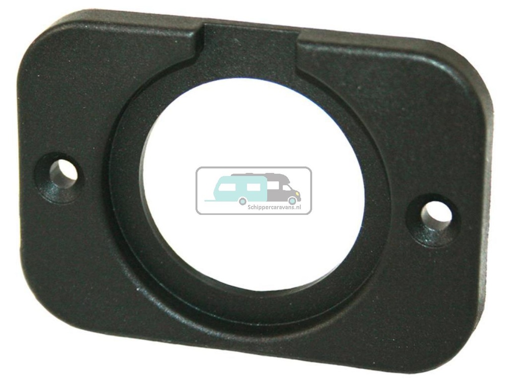 [OCS_A0005159L] Power Line Afdekraam 1-Vaks Inbouw Zwart