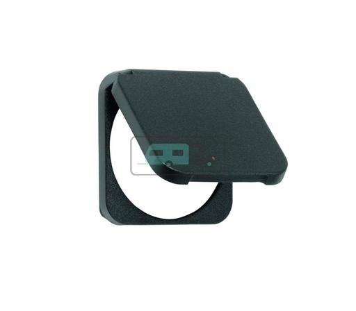 [OCS_A0033641L] Presto Afdekplaat Met Klepje S-30.000 Zwart