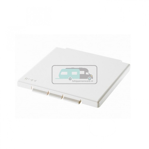 [OCS_1147026B] Deksel Inbouwstekkerdoos Vierkant Wit