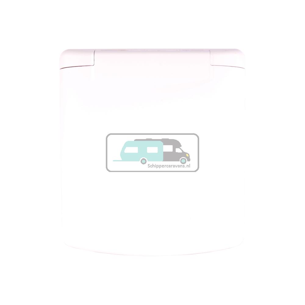 [OCS_A0033568L] Deksel Inbouwstekkerdoos Design 2014 Fiat Bianco 249