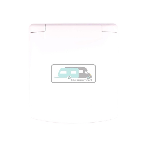 [OCS_A0033568L] Deksel Inbouwstekkerdoos Design 2014 Fiat Bianco 249