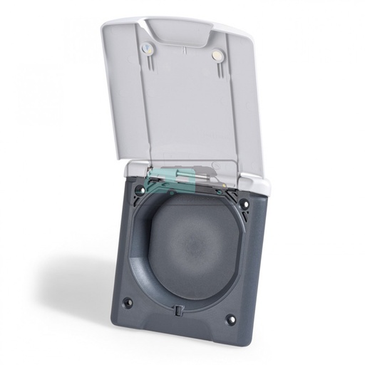 [OCS_1148046] Inbouwstekkerdoos Dummy Plat Design 2014 Grijs