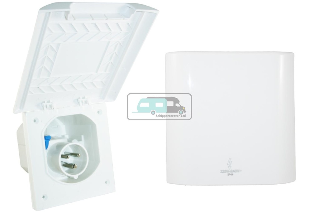 [OCS_A0034677] Inbouwstekkerdoos CEE Element Line Wit