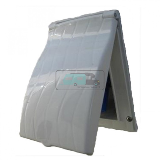 [OCS_1148073] Trigano Inbouwstekkerdoos 12V met Golvende Klep