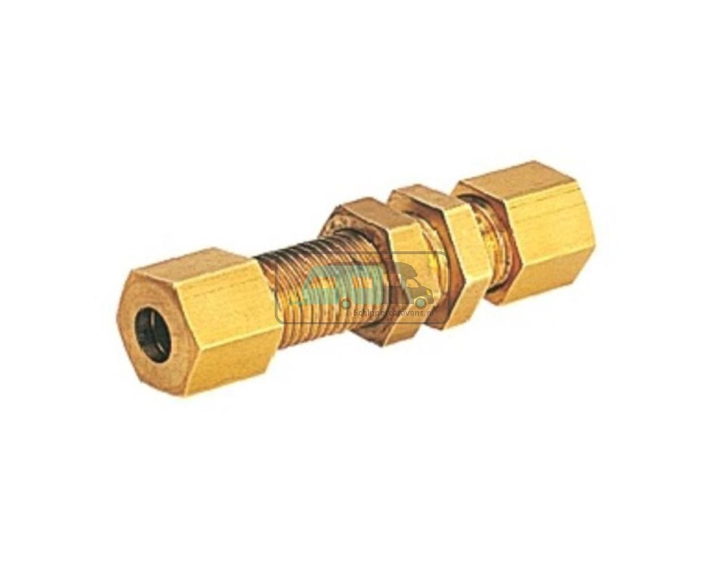 [OCS_A0007114L] Rechte Wanddoorvoer 8x8mm