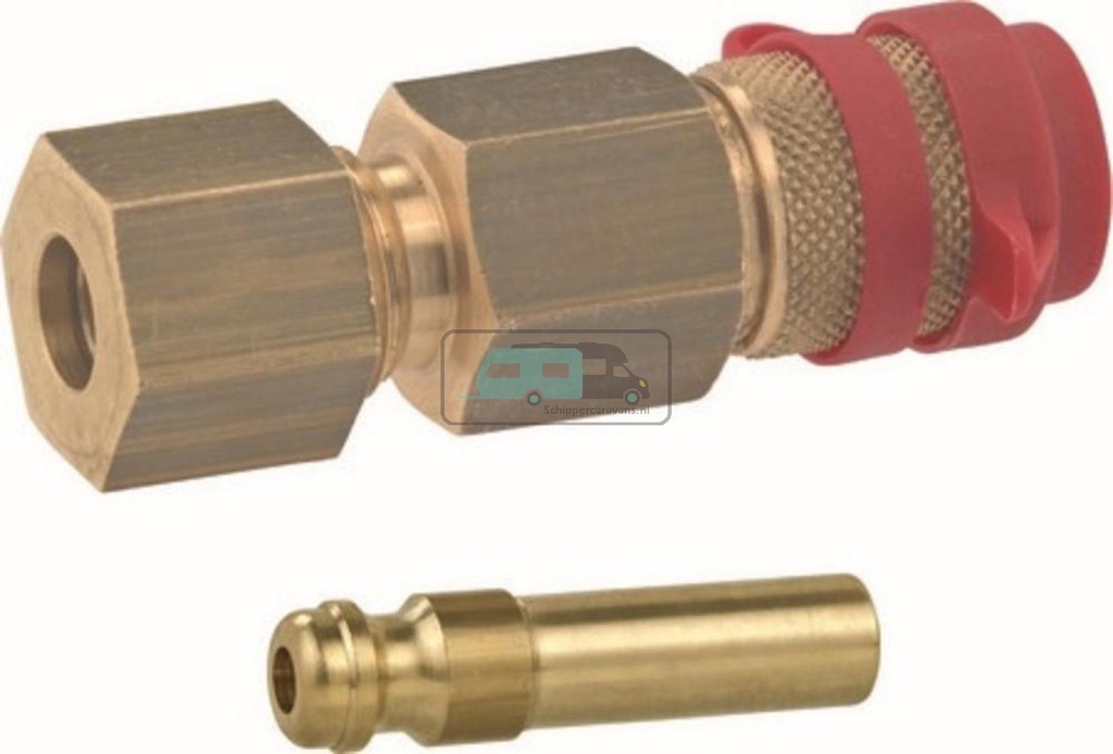 [OCS_A0036815L] Snelkoppeling 8mm inclusief slangpilaar