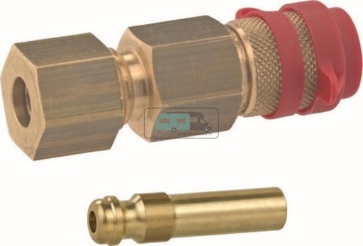 [OCS_A0036815L] Snelkoppeling 8mm inclusief slangpilaar