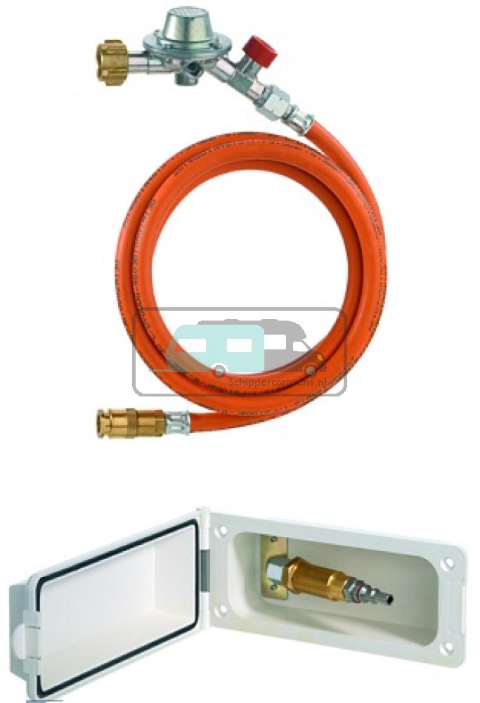 [OCS_A0036875] GOK Gasinbouwdoos Set Langwerpig Wit