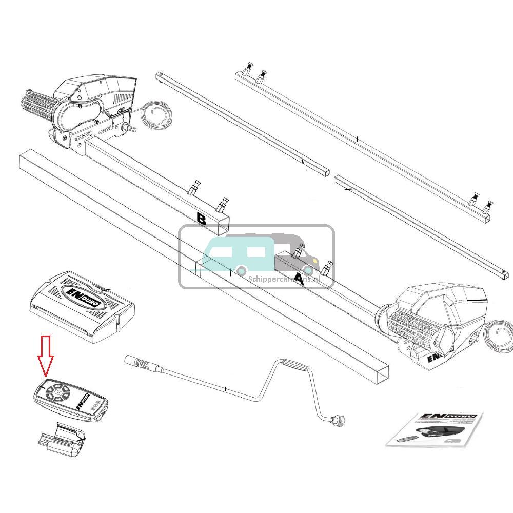 [OCS_A0035737] Enduro Afstandsbediening EM303A+/305+/405SM