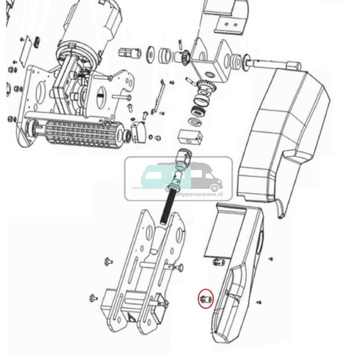 [OCS_1502337] Enduro Rozet incl Schroef Designkap  EM303A
