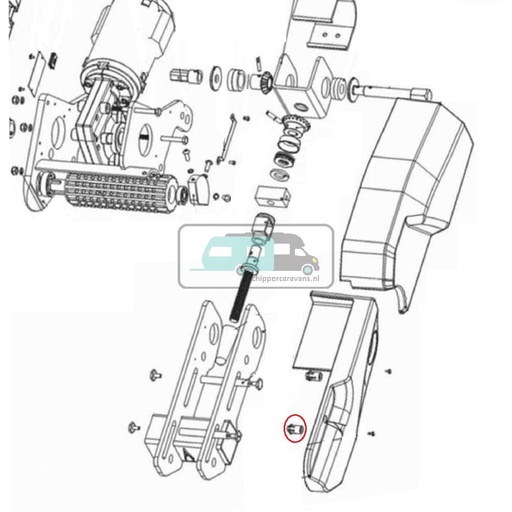 [OCS_A0035689] Enduro Rozet incl Schroef Designkap  EM303A