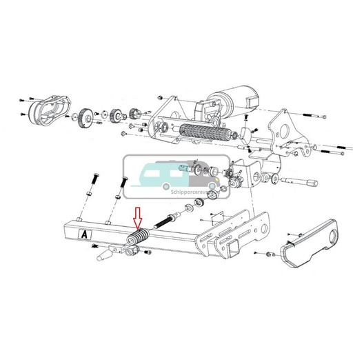 [OCS_A0035693] Enduro Beschermrubber Spindel EM203/EM303