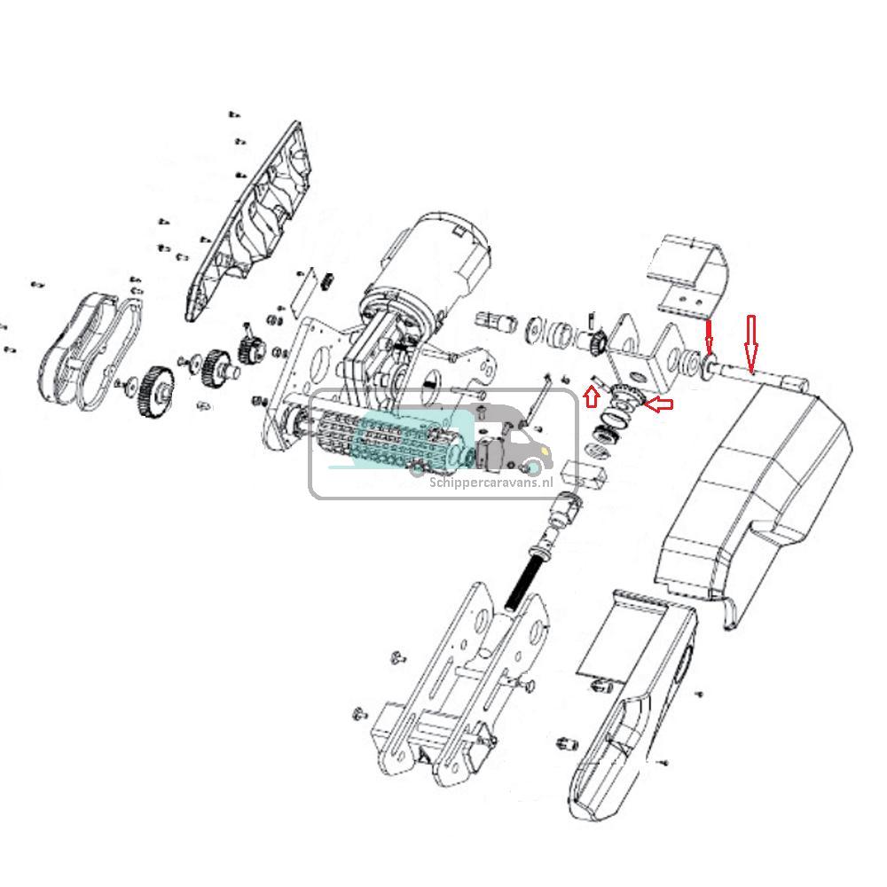 [OCS_A0035747] Enduro Basisframe Motoreenheid B EM303+