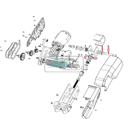 [OCS_A0035747] Enduro Basisframe Motoreenheid B EM303+