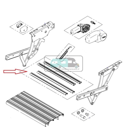 [OCS_A9902680] Thule Step 460 con. profiles V10 (3pc) 1500602276