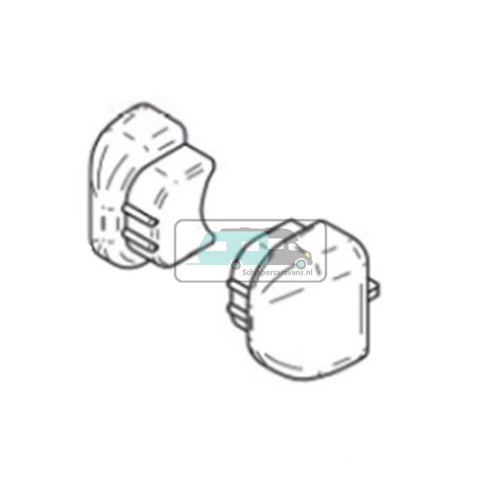 [OCS_A9904542] Thule Slide-Out 550 Van Einddoppen voorkant