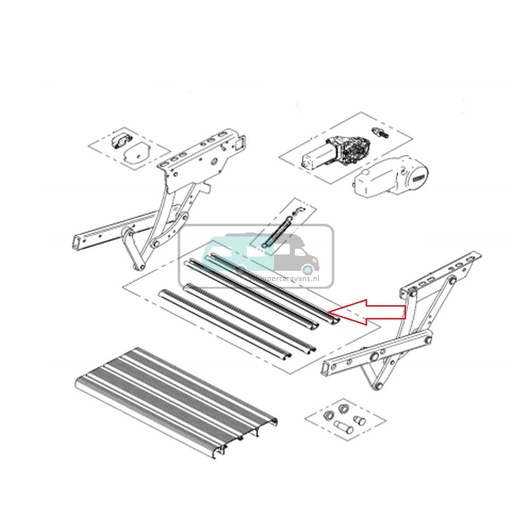 [OCS_1504135] Thule Single Step Profielen Voor Trede