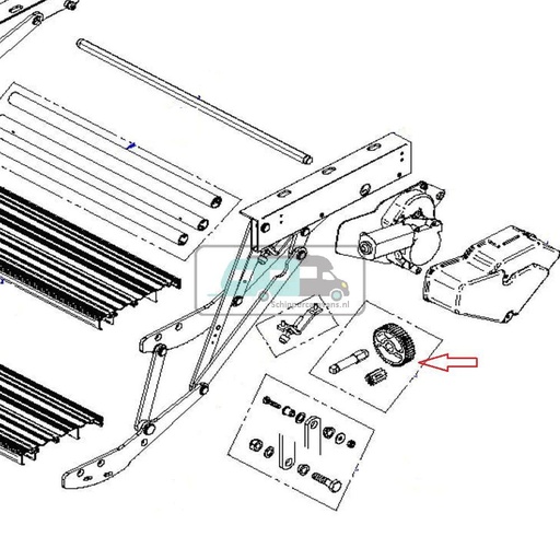 [OCS_A0024803] Thule Doubele Step Repair Kit Pinion 