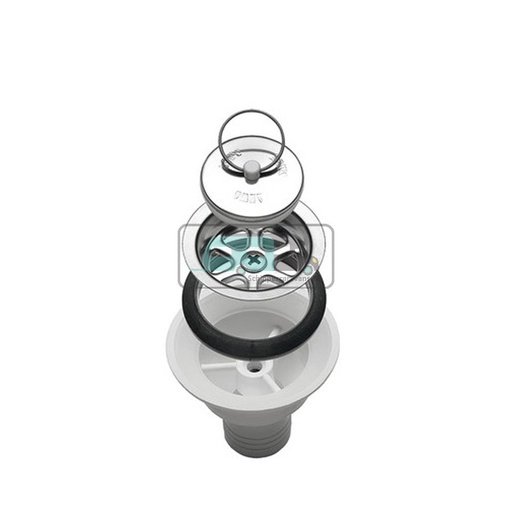 [OCS_A9905176L] Smev Afvoerplug Recht 25mm Compleet