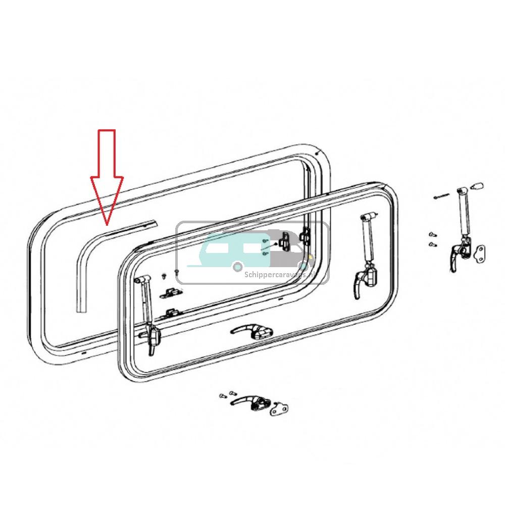 [OCS_A0026173] Dometic S7 Raam Raamrubber 5m