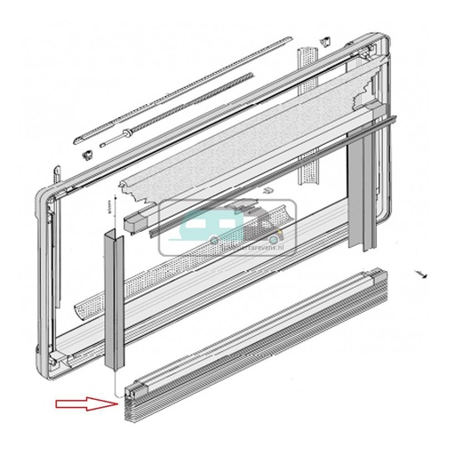 [OCS_A0031087] Dometic S5 Verduistering Duett Plissé 800x450