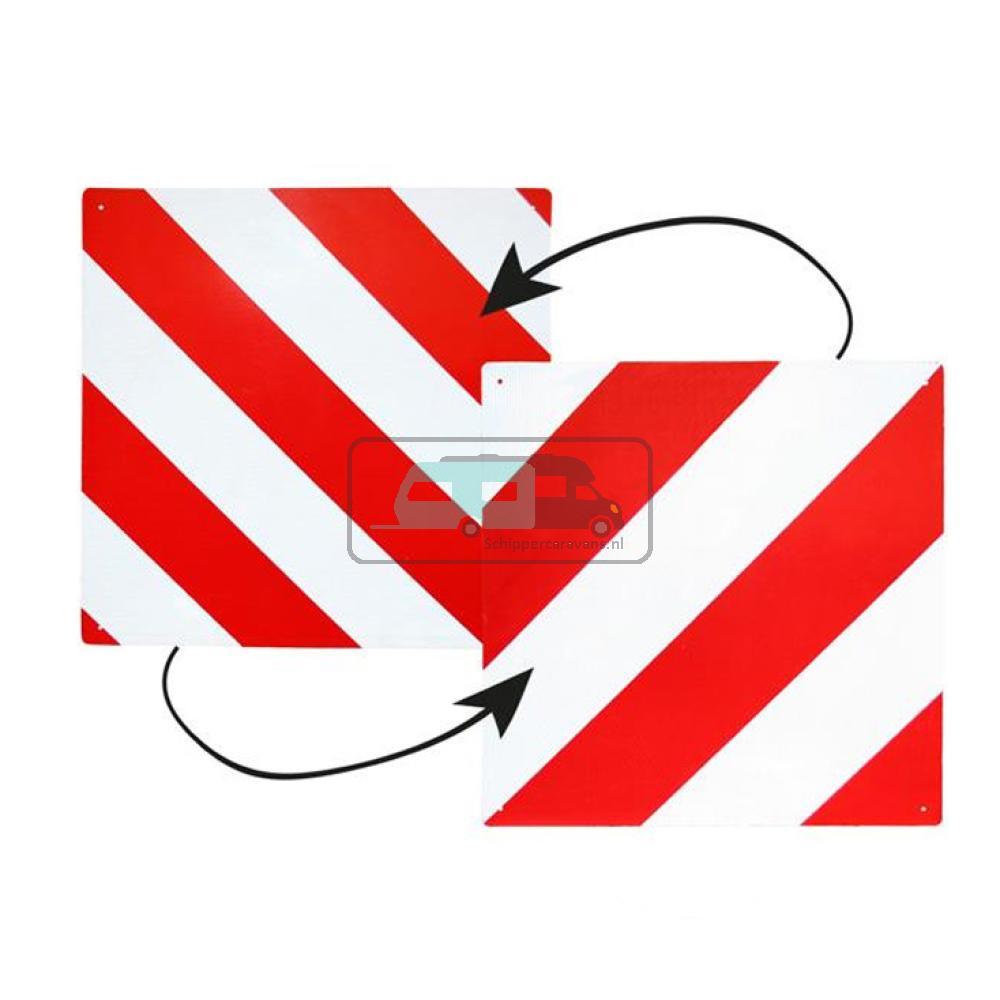 [OCS_A0002232] Gevarenplaat Aluminium Dubbelzijdig Italië/Spanje