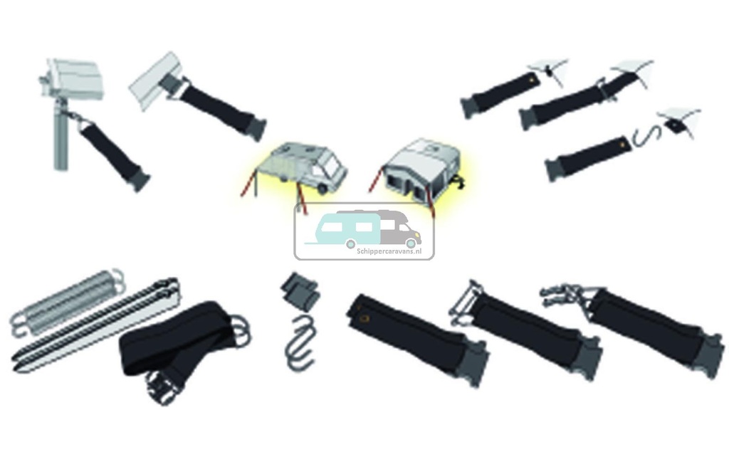 [OCS_A0000616] Universele stormbandenset Unica