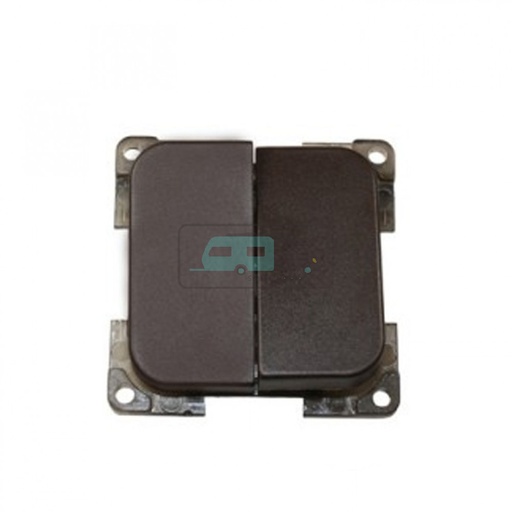 [OCS_1902025B] Presto Wipschakelaar Dubbel Inbouw Bruin S-10.000