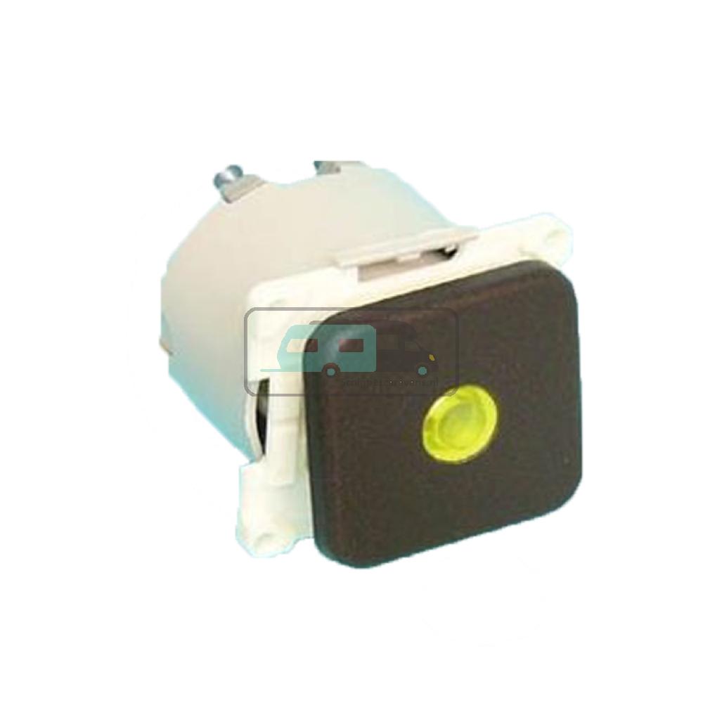 [OCS_A0033665L] Presto Wipschakelaar met Lampje Inbouw Bruin S-10.000