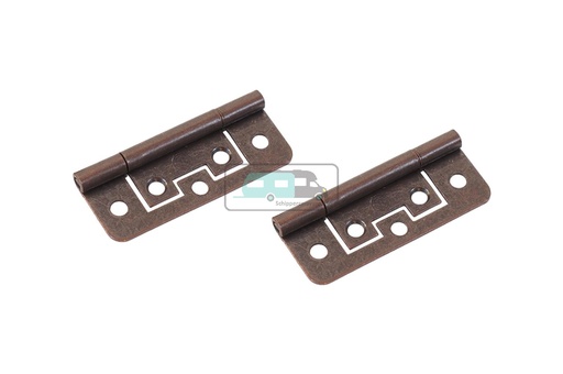 [OCS_A0034859L] Scharnier Vlak Brons 63x25mm 2st.