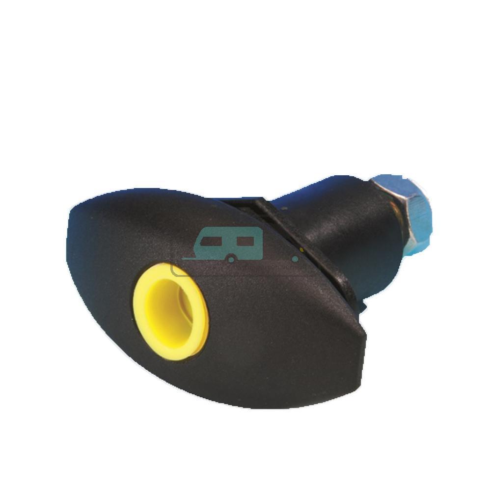 [OCS_A0033529L] Garagedeur Sluiting Ovaal Zwart