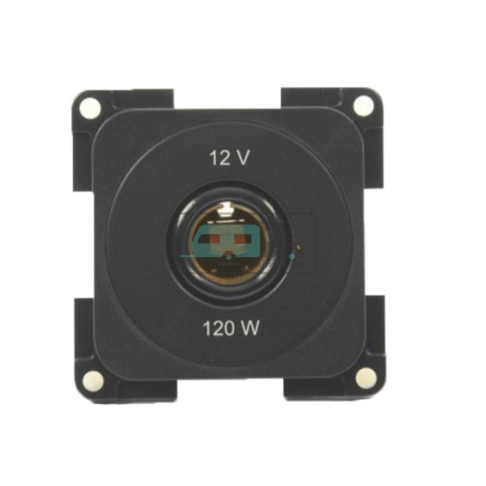 [OCS_A0008607L] Presto Contactdoos 12V 2-Polig Inbouw S-10.000 Bruin