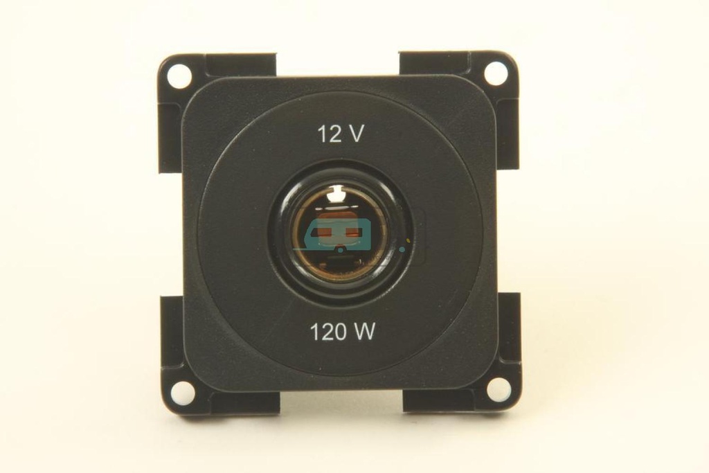 [OCS_A0033577L] Presto Contactdoos 12V 2-Polig Inbouw S-10.000 Zwart