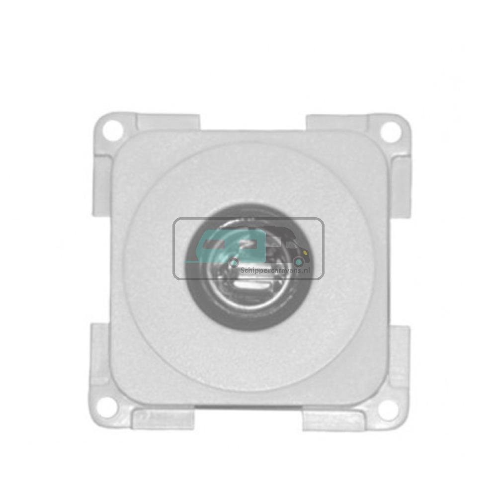 [OCS_A0008606L] Presto Contactdoos 12V 2-Polig Inbouw S-10.000 Grijs