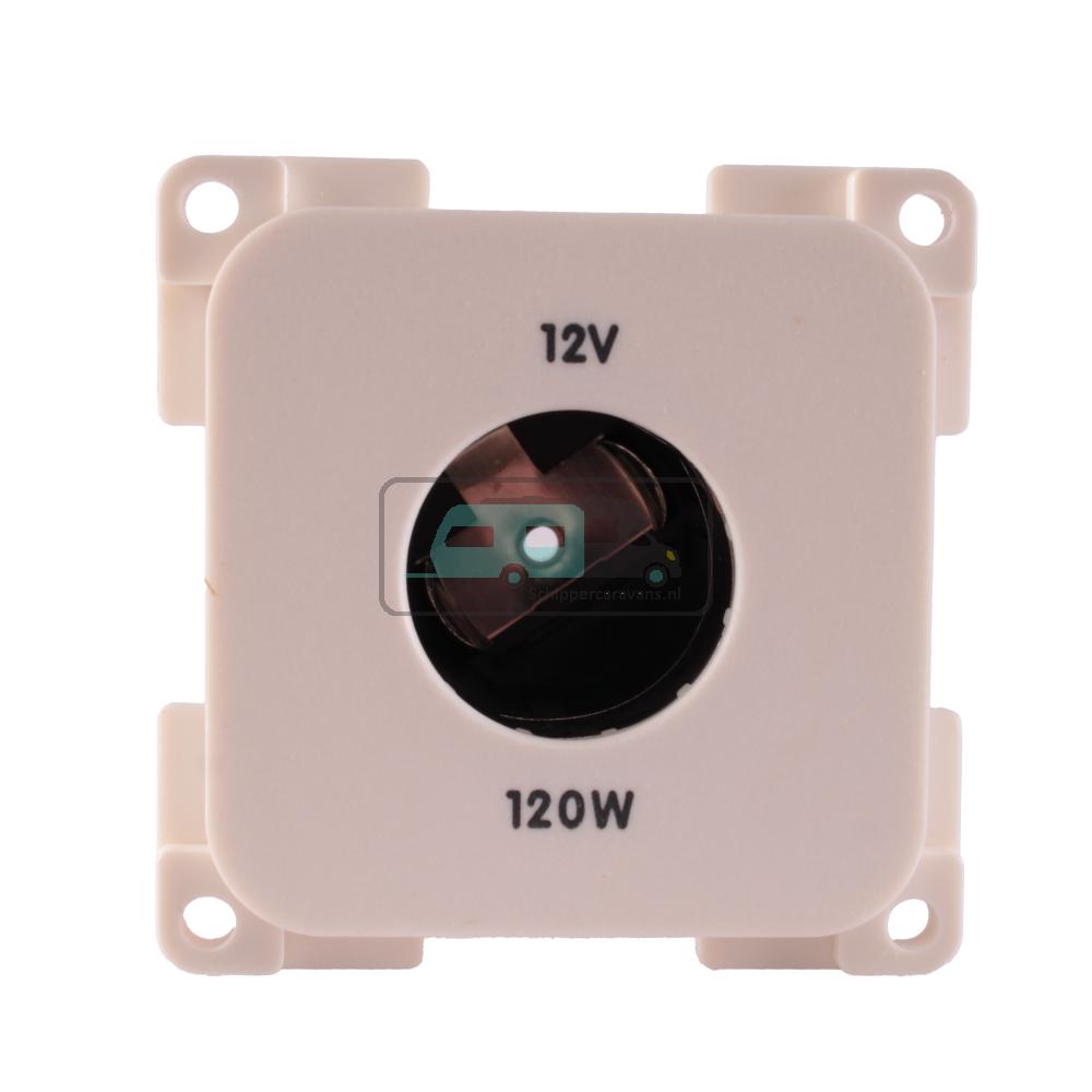 [OCS_A0006218L] Presto Contactdoos 12V Groot Inbouw S-10.000 Wit