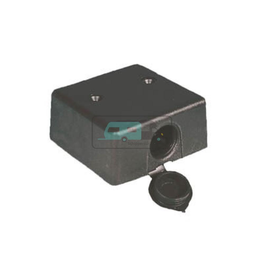[OCS_A0008196L] Stekkerdoos 12V opbouw + deksel uni