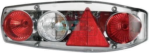 [OCS_1937105] Hella Achterlicht Caraluna II Plus Rem/ Knipper/ Mist/ Achteruitrij/ Driehoek Reflector Links