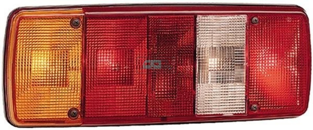 [OCS_A0034987] Hella Achterlicht Rem/ Knipper/ Mist/ Achteruitrij/ Reflector 5-Vaks Inbouw Links 12/24V