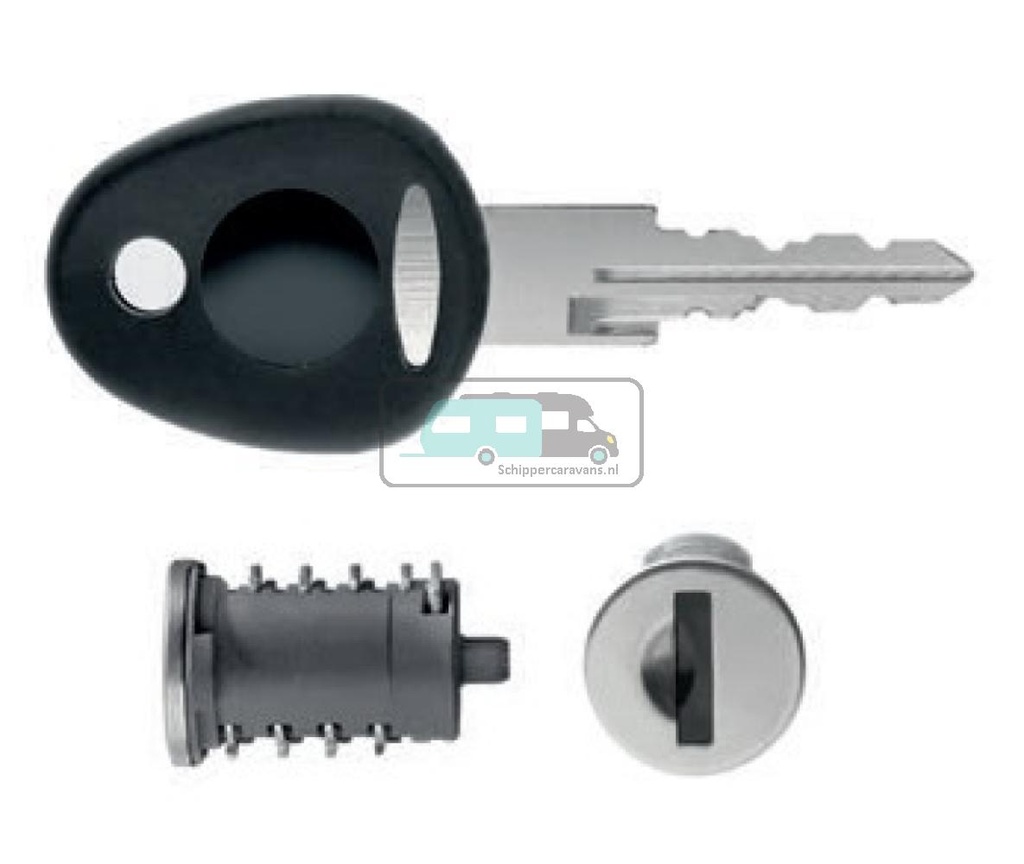 [OCS_A0033686L] FF2 Cilinder met 2 Sleutels nr. 4354