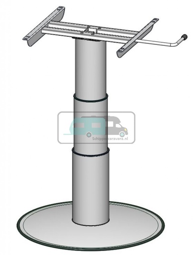 [OCS_2007061] Ilse Vrijstaande Lifttafelpoot 7032 G06 34/71.5cm