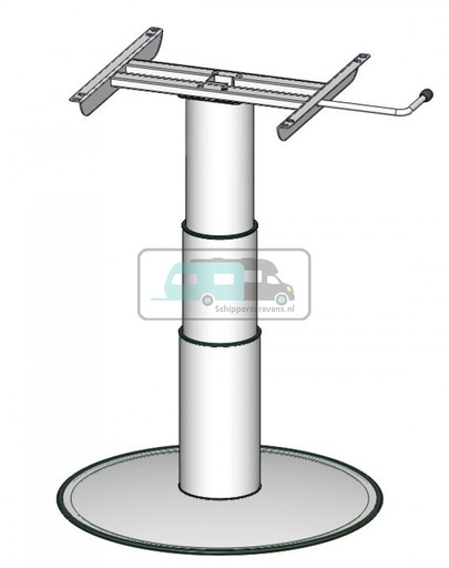 [OCS_2007065] Ilse Vrijstaande Lifttafelpoot 7037 G06 32/69.5cm