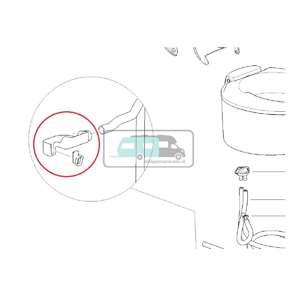 [OCS_A9902029] Thetford C220 Box Outside Vent White