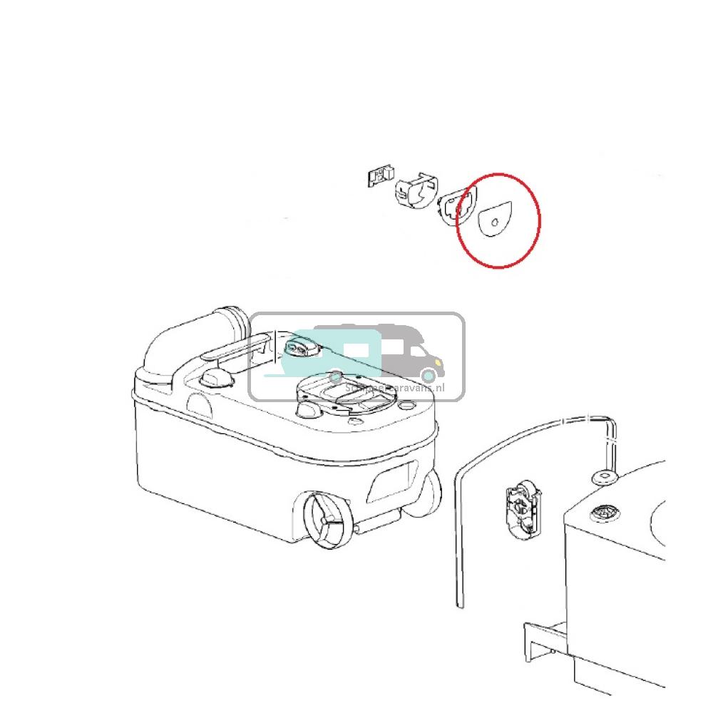 [OCS_A9902030] Thetford C220 Sticker Control Panel