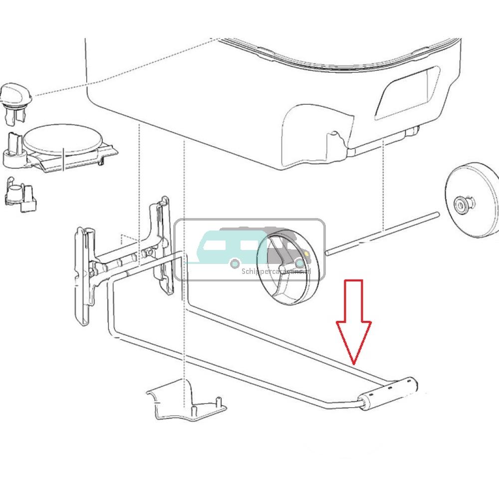 [OCS_A9902034] Thetford C220 Transport Handvat