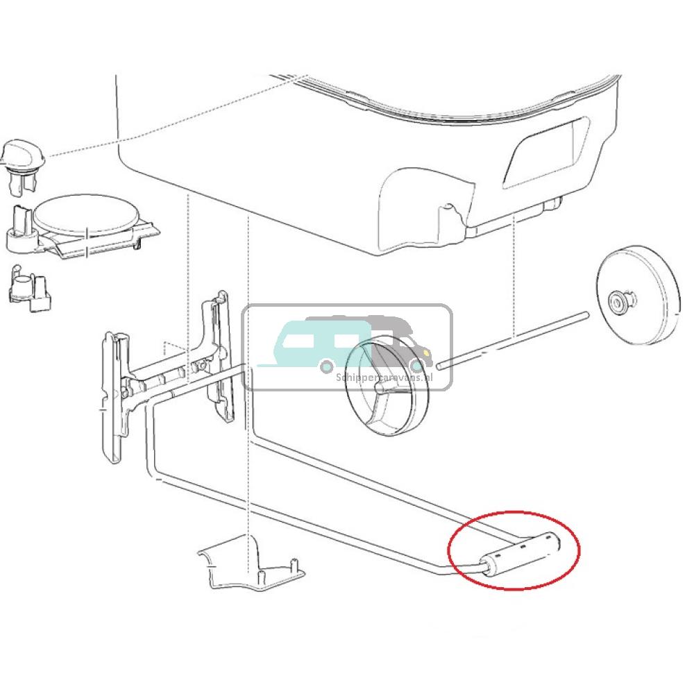 [OCS_A9902035] Thetford C220 Transport Handvat greep