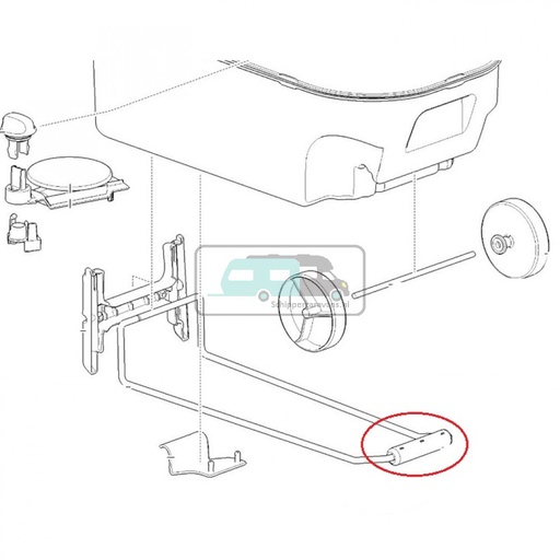 [OCS_20096685] Thetford C220 Transport Handvat greep