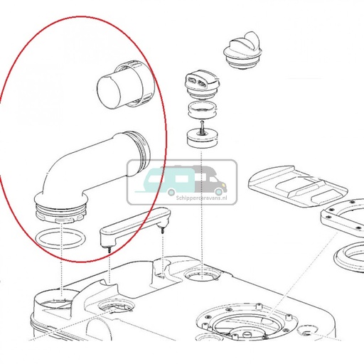 [OCS_200973] Thetford C220 Vultrechter O-ring