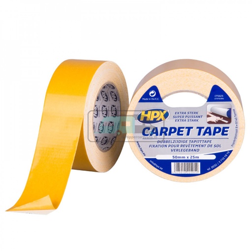 [OCS_2010004] HPX Dubbelzijdig Tapijttape 25mtrx50mm Wit