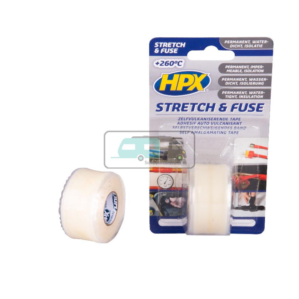 [OCS_A0032850] HPX Stretch & Fuse Zelfvulkaniserende Tape 3mtr Transparant