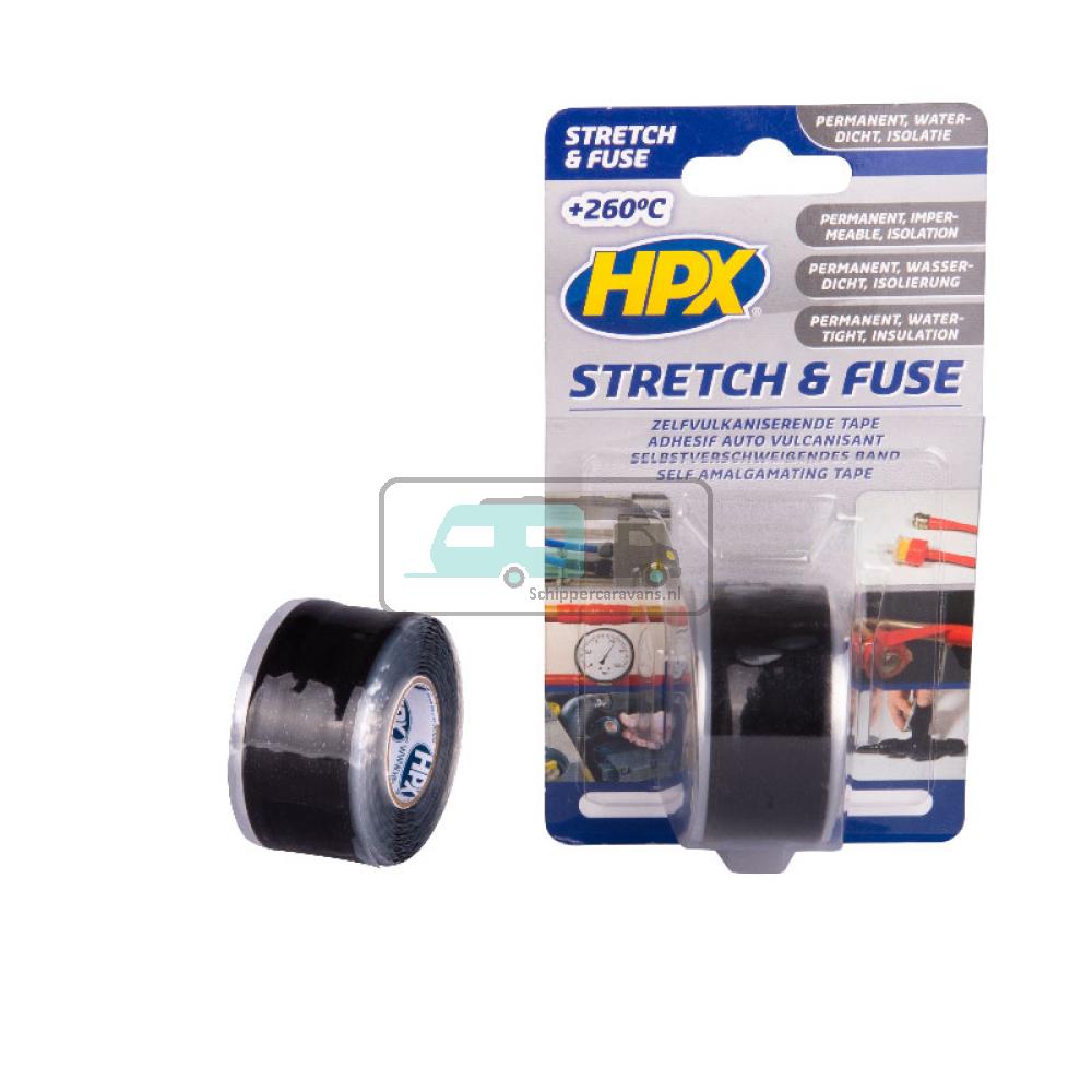 [OCS_A0032853] HPX Stretch & Fuse Zelfvulkaniserende Tape 3mtr Zwart